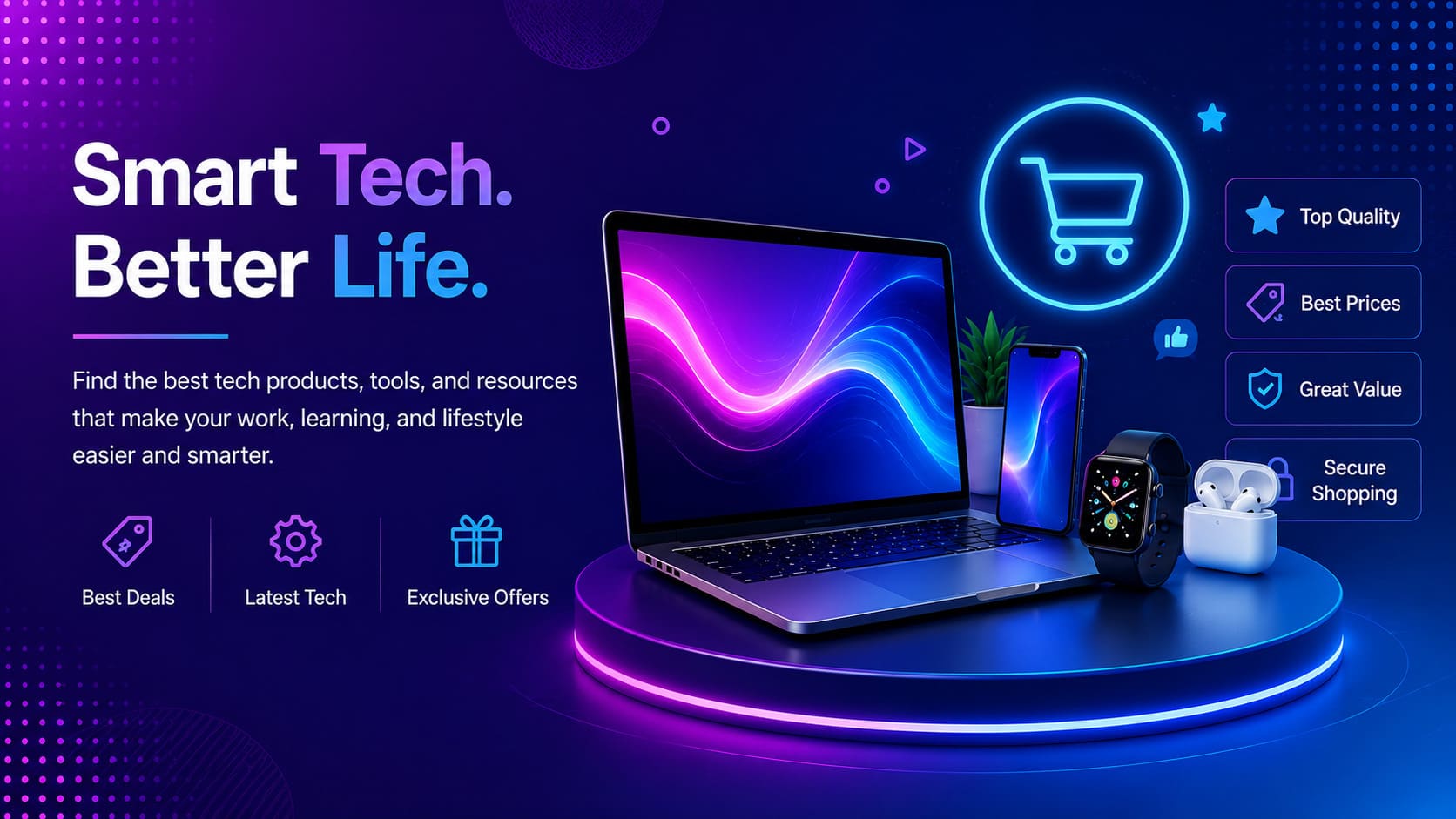 Home tech gadgets hero banner
